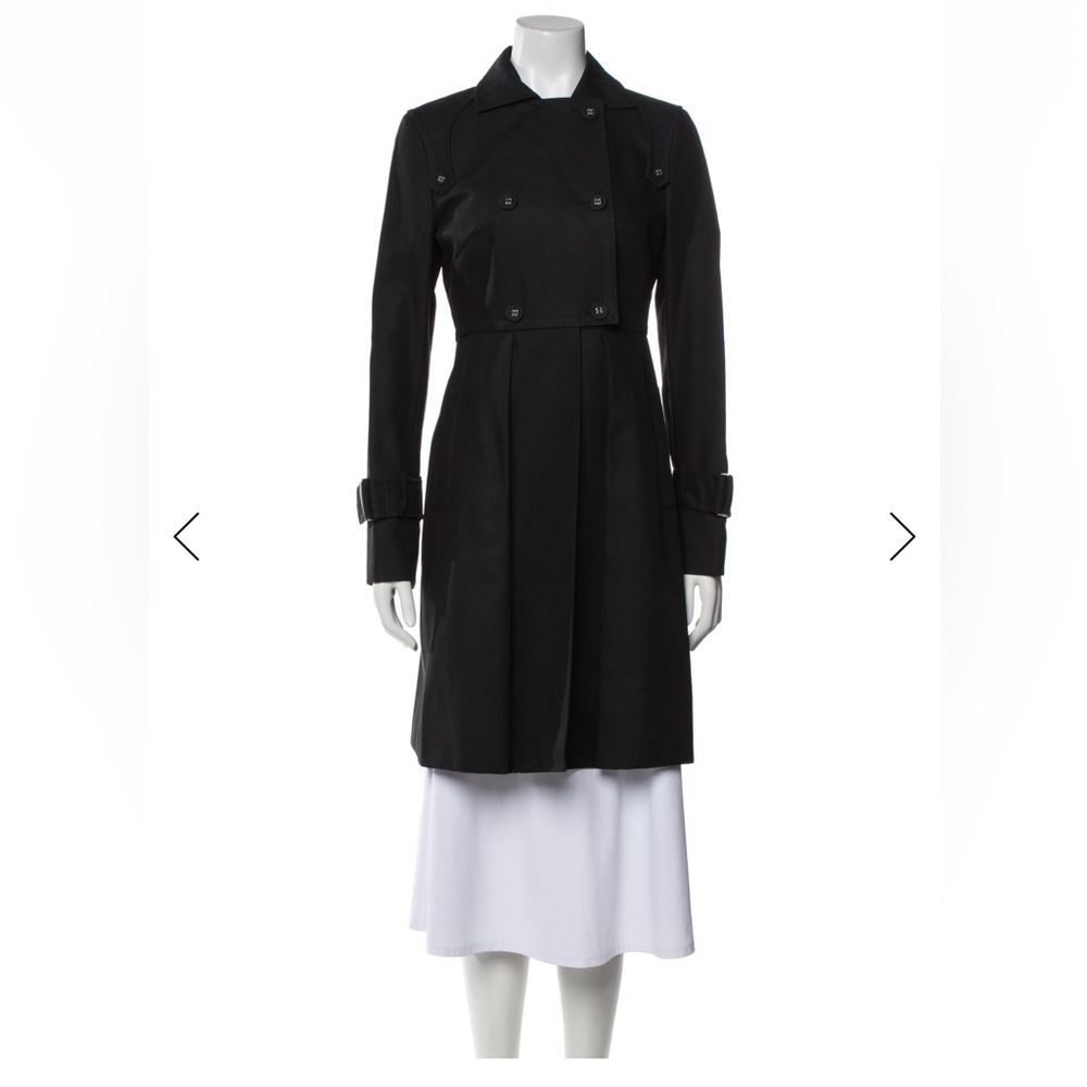 NWOT SPORTMAX Women's Black Double-Breasted Coat